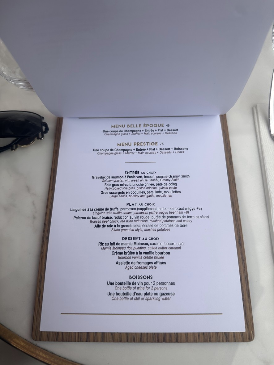 Chez Moineau Restaurant menu 4