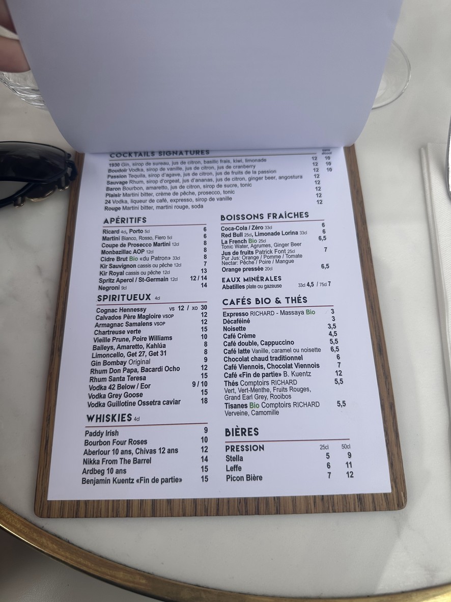 Chez Moineau Restaurant menu 6