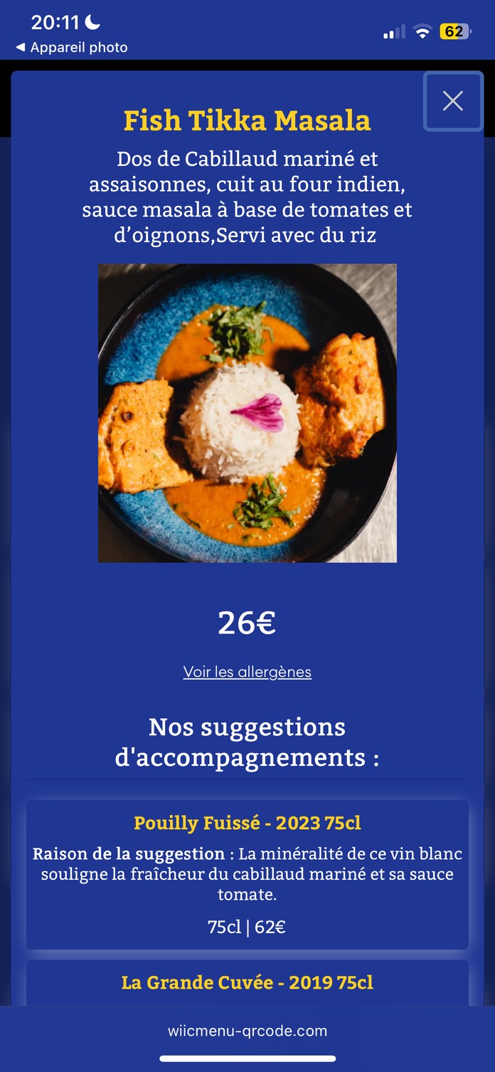 Ministry of Spice - Modern Indian Cuisine menu 2