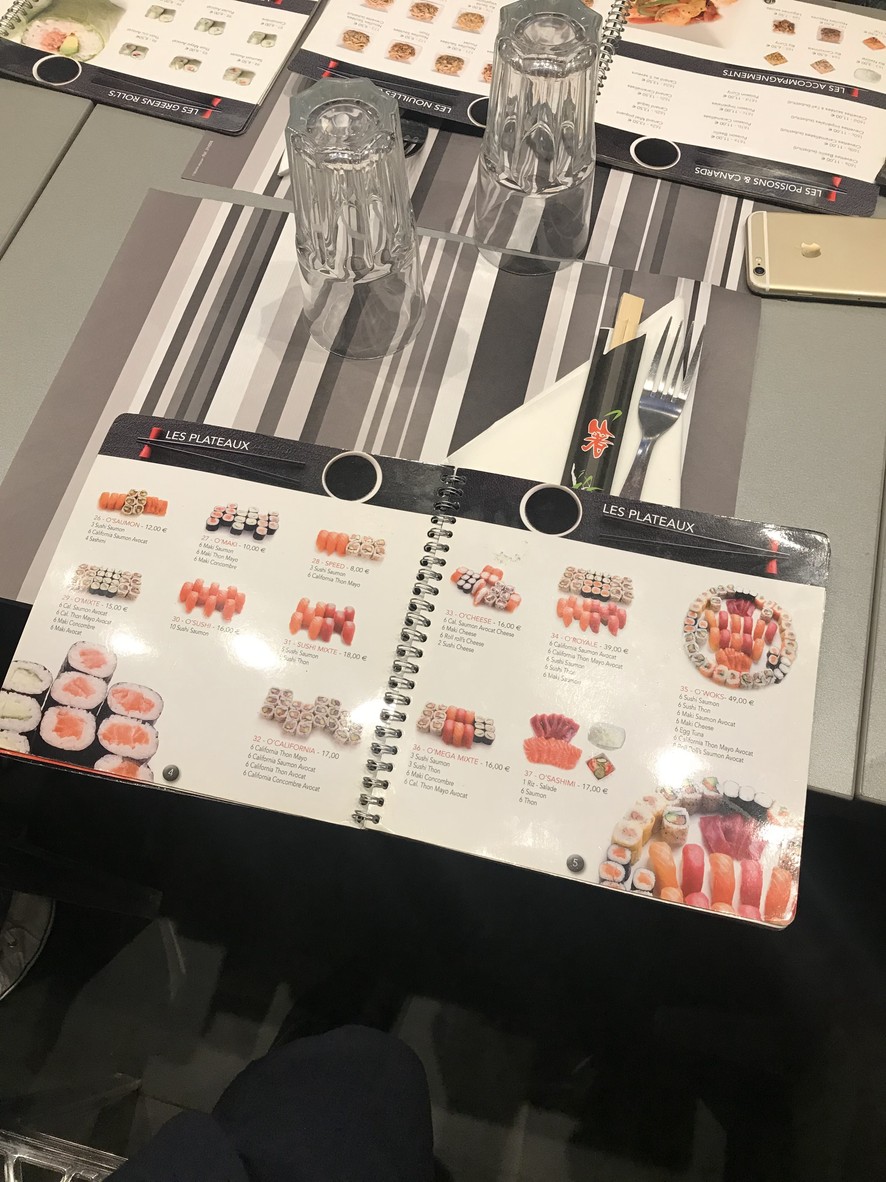 O'Woks menu 2