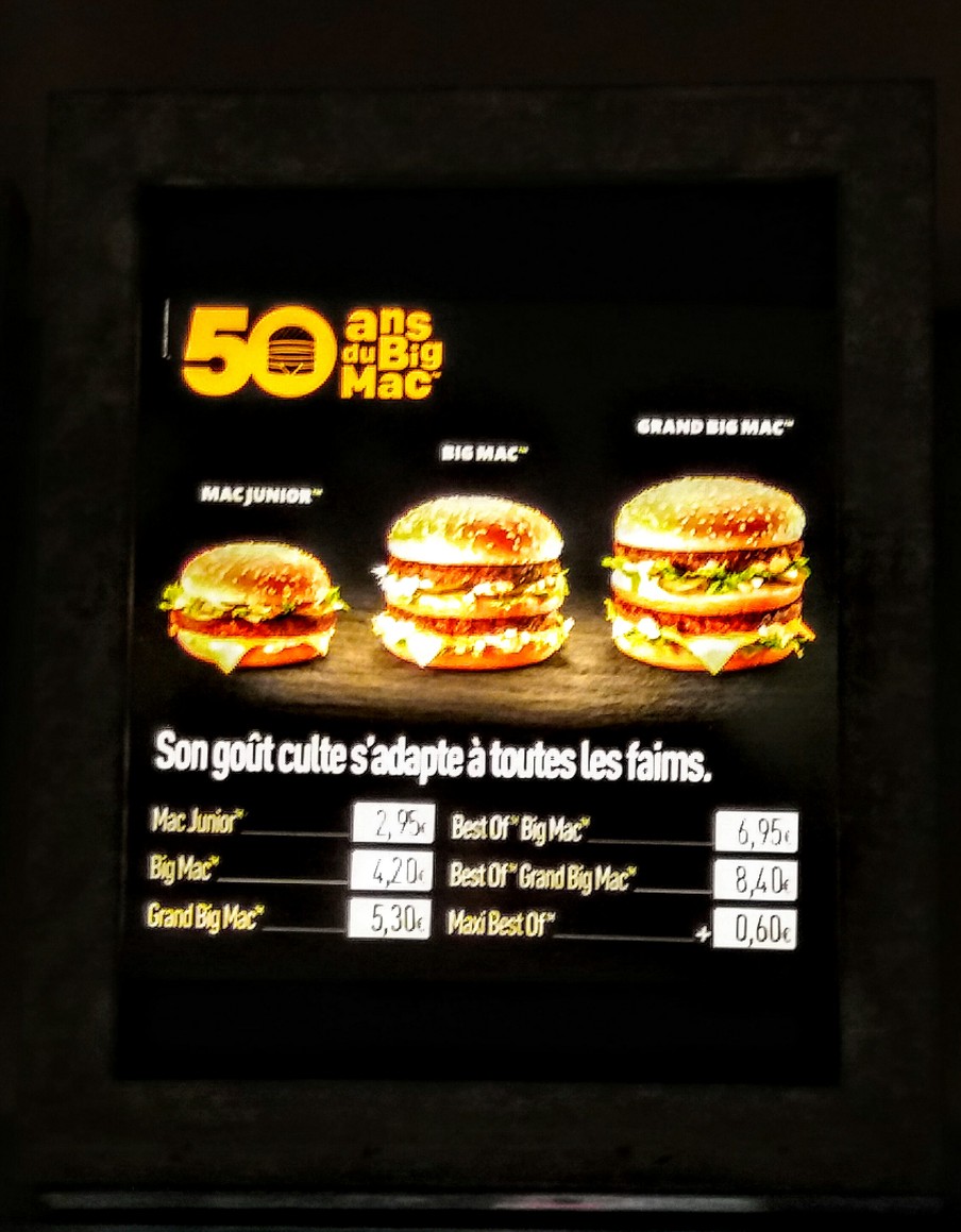 McDonald's menu 2