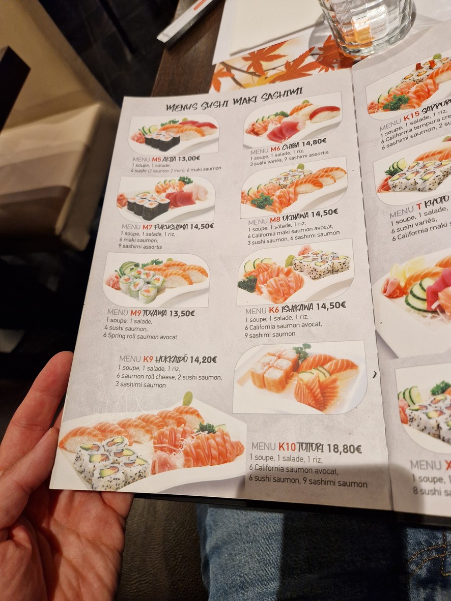 Oïsushi menu 2