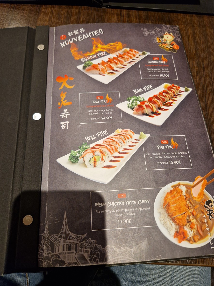 Oïsushi menu 8