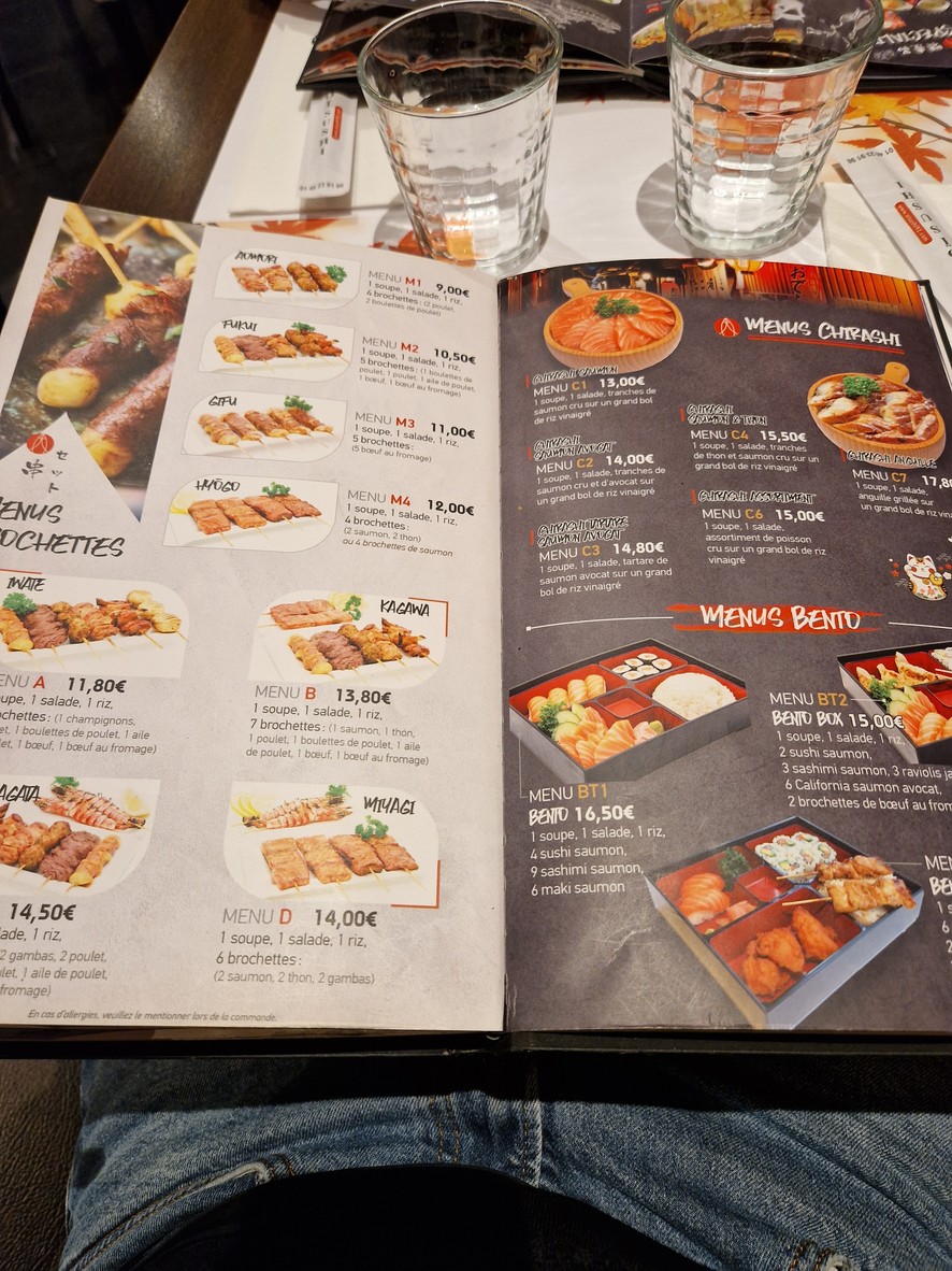 Oïsushi menu 9