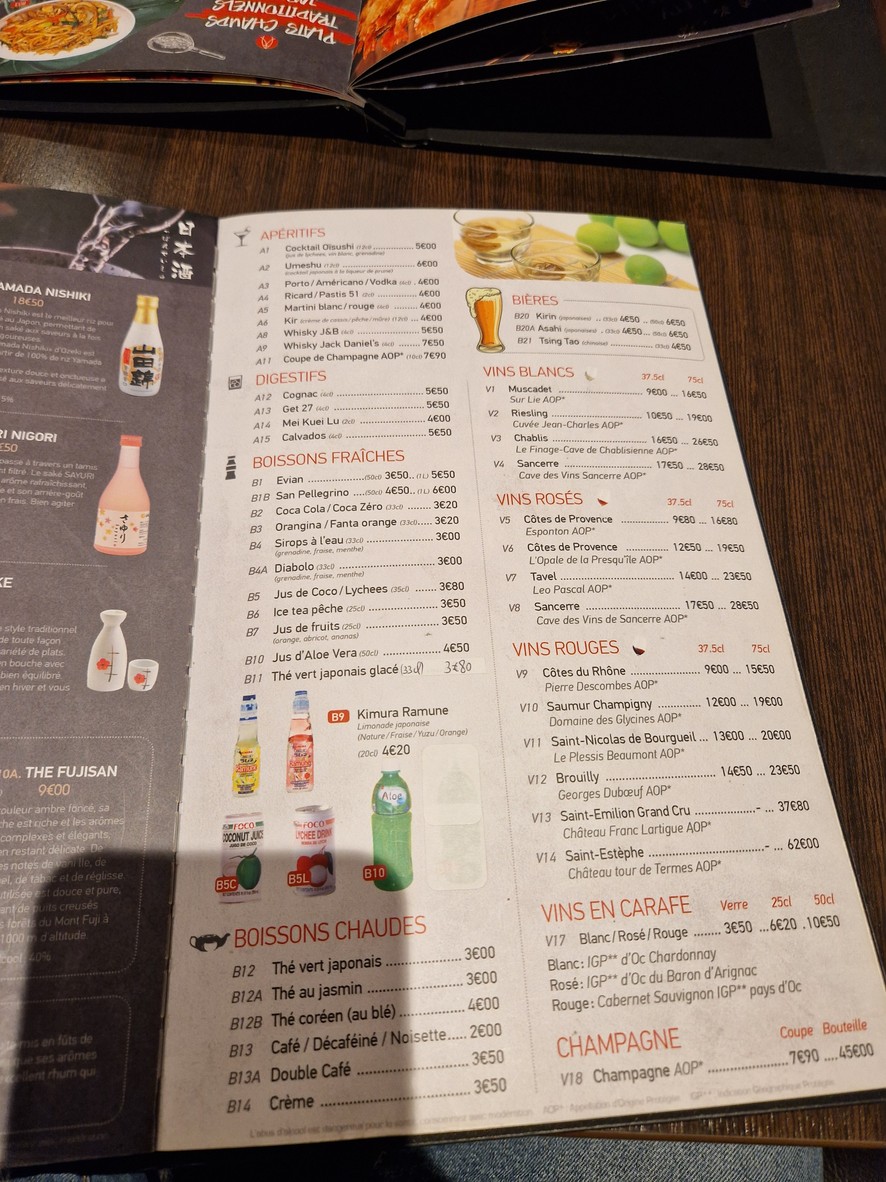 Oïsushi menu 10