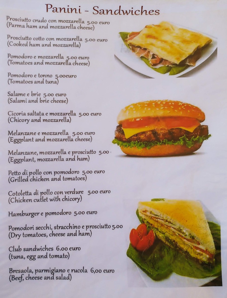 Antico caffè del teatro di Marcello menu 3