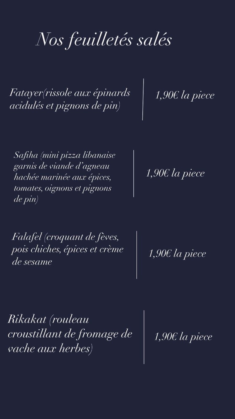 Restaurant et Snack du Pont menu 1