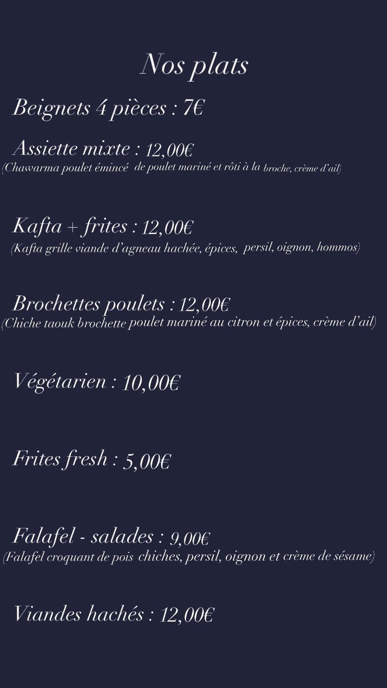 Restaurant et Snack du Pont menu 3