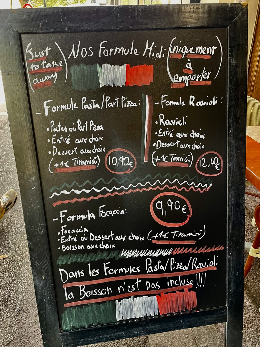 Chez Pepone menu 2