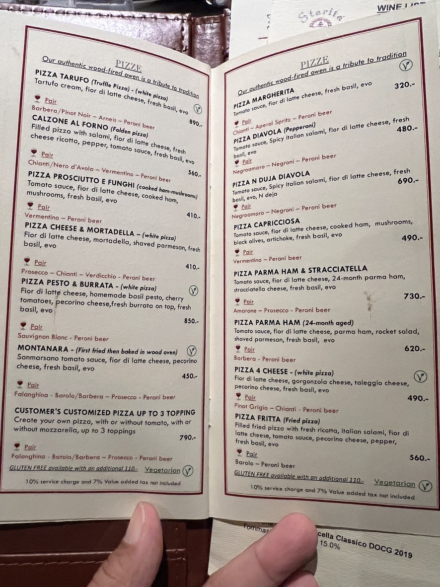Starita Bangkok menu 3