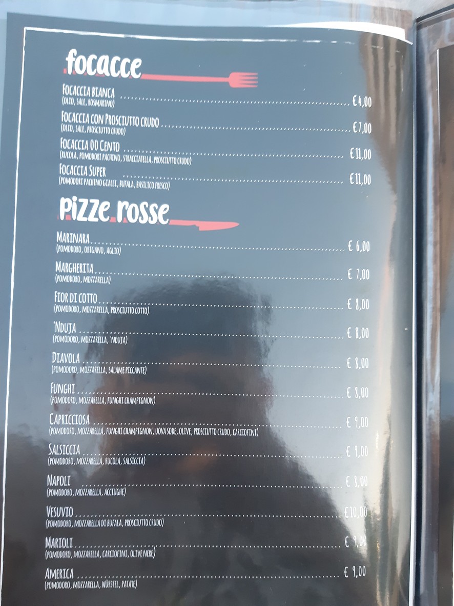 Ristorante pizzeria bisteccheria 00cento Porta di Roma menu 3