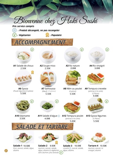 Restaurant japonais HOKI SUSHI