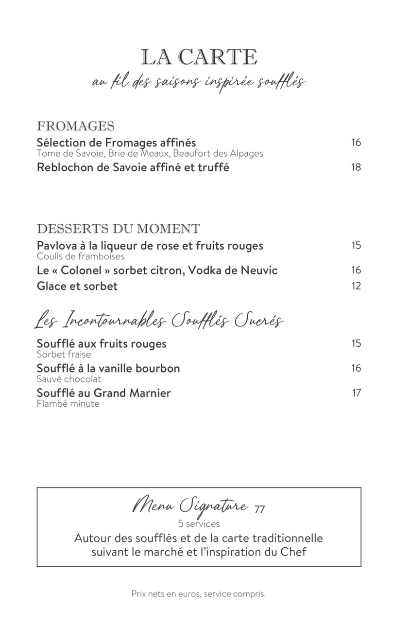 Philippe Excoffier menu 2