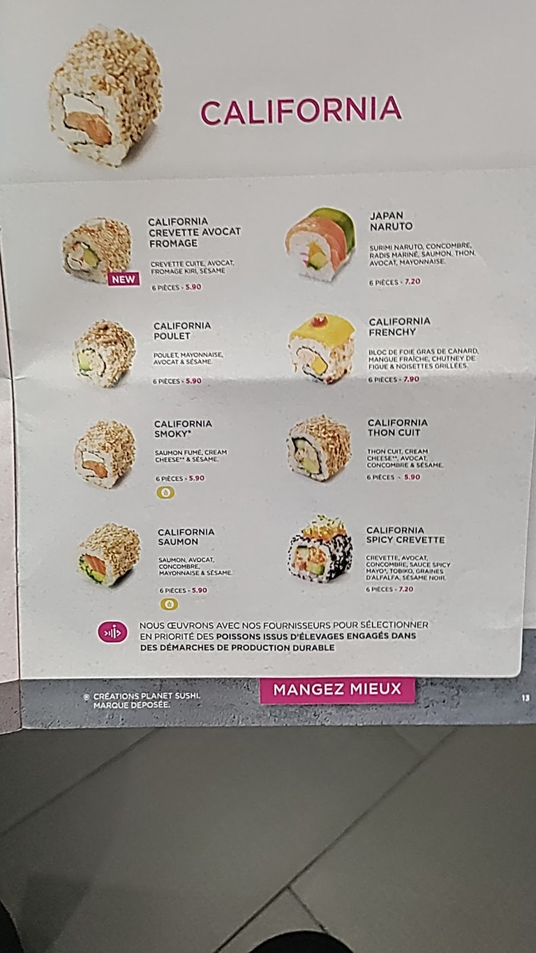 Eat Sushi Villemomble menu 8