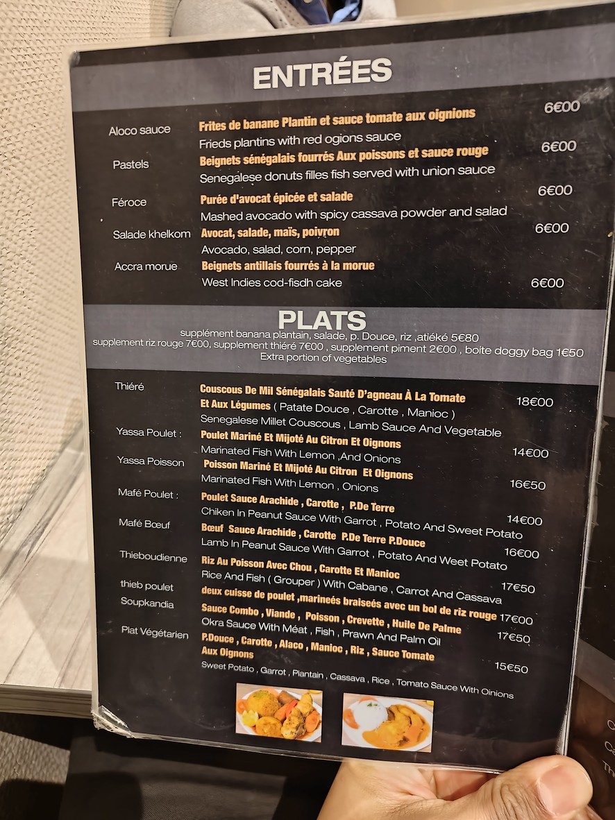 Le Khelkom menu 1