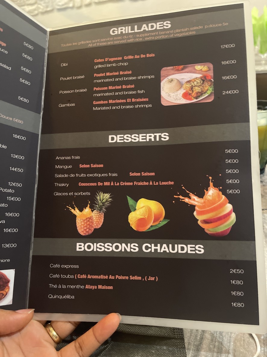 Le Khelkom menu 2