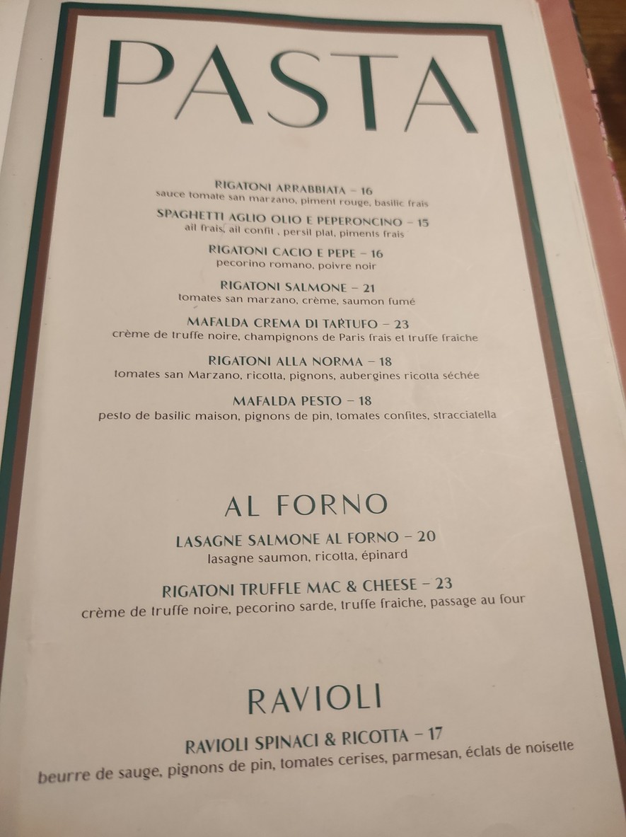 Rosetta 17 menu 2