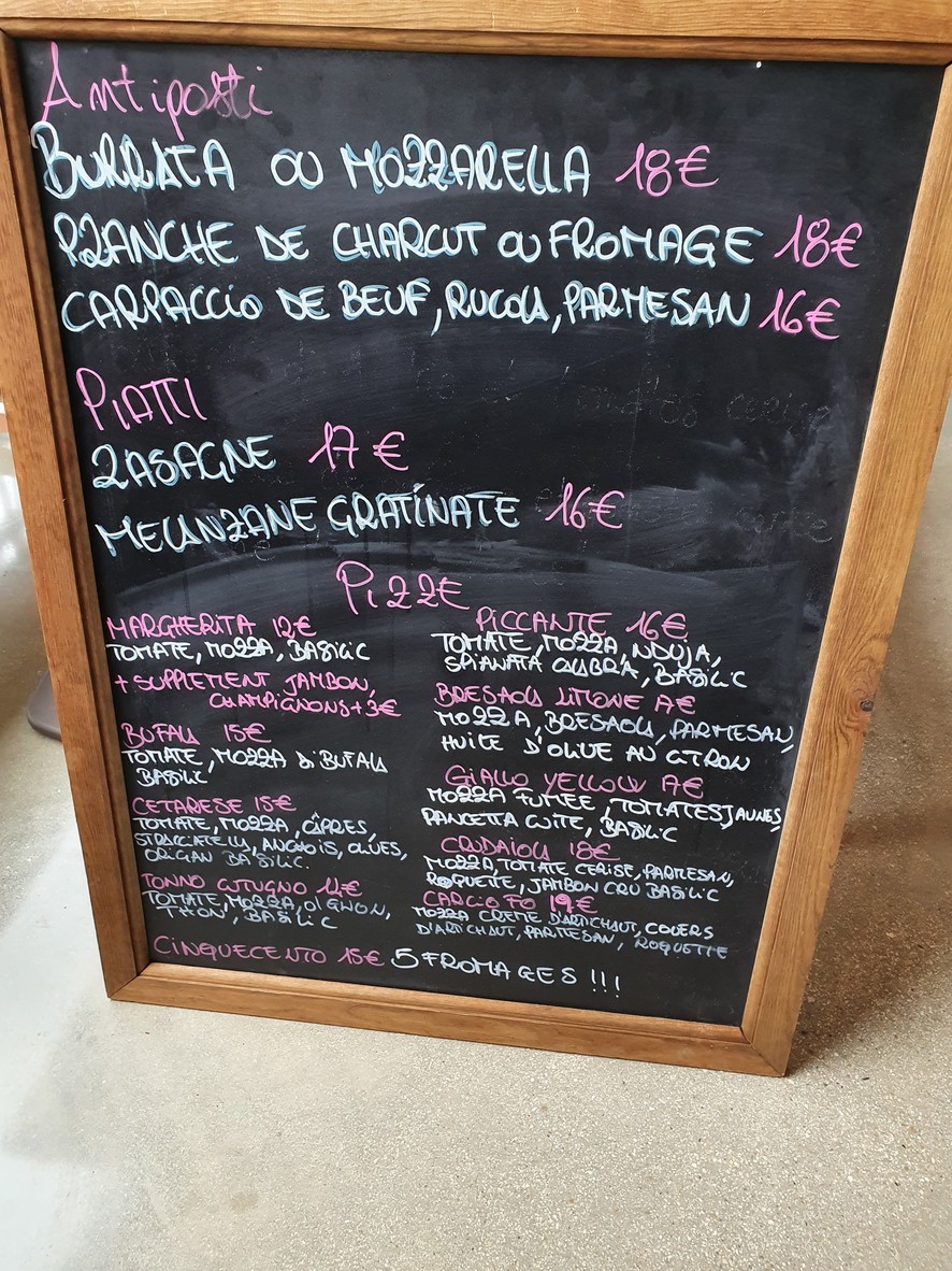 Metà e Metà Pizzeria menu 1