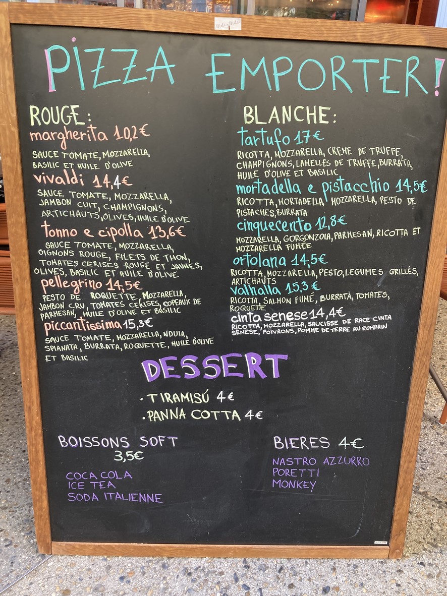 Metà e Metà Pizzeria menu 2