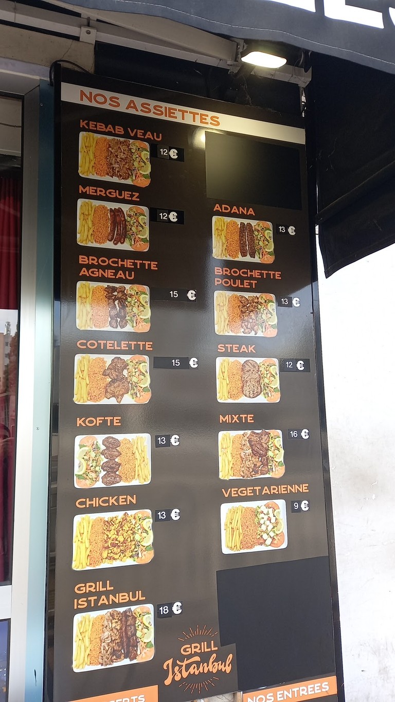 Restaurant Grill Istanbul menu 1