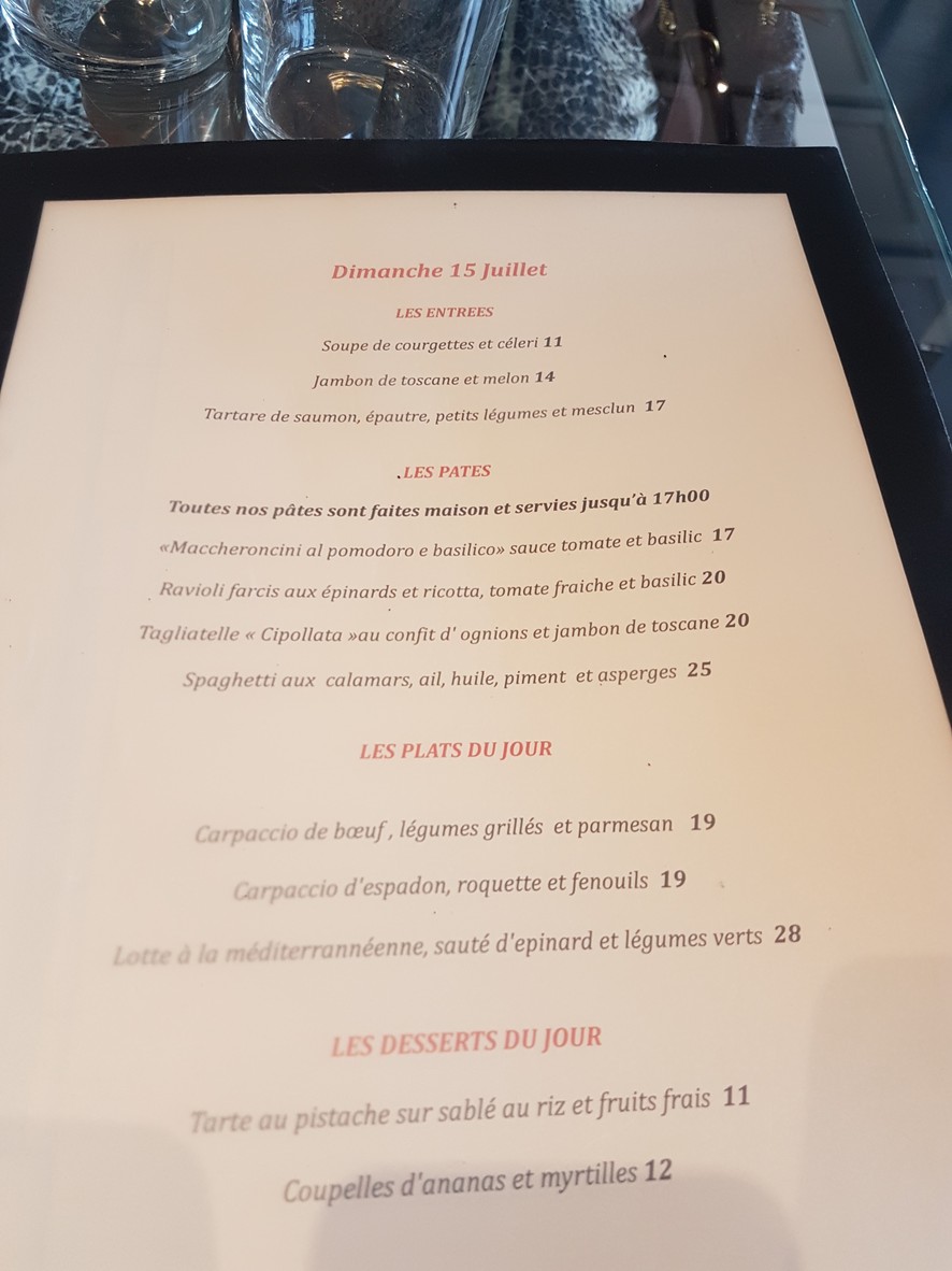 Primo Piano menu 2