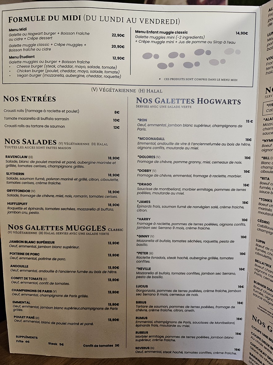 Diagon Elley menu 1