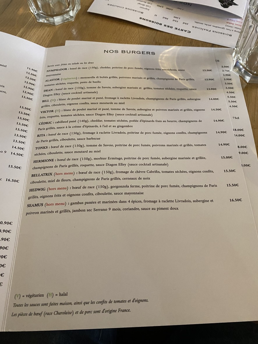 Diagon Elley menu 4