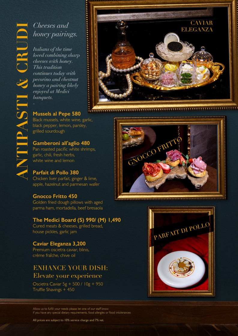 Medici Kitchen & Bar Playhouse Bangkok menu 2