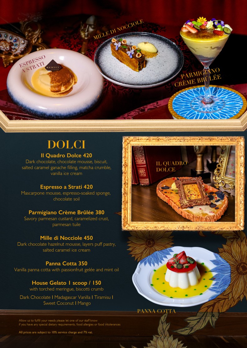 Medici Kitchen & Bar Playhouse Bangkok menu 5