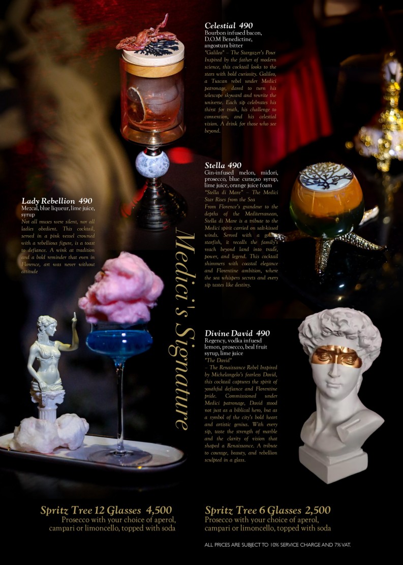 Medici Kitchen & Bar Playhouse Bangkok menu 10