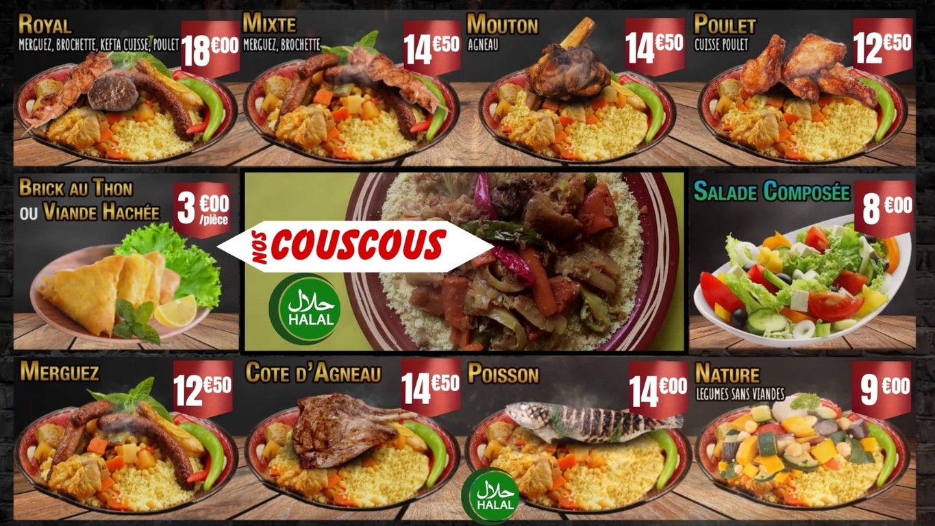 L'Escale De L'Auberge. menu 1