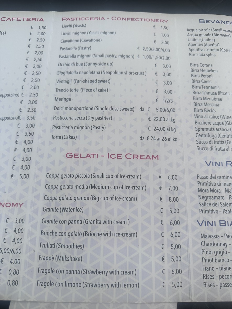 Caffè Italia menu 4