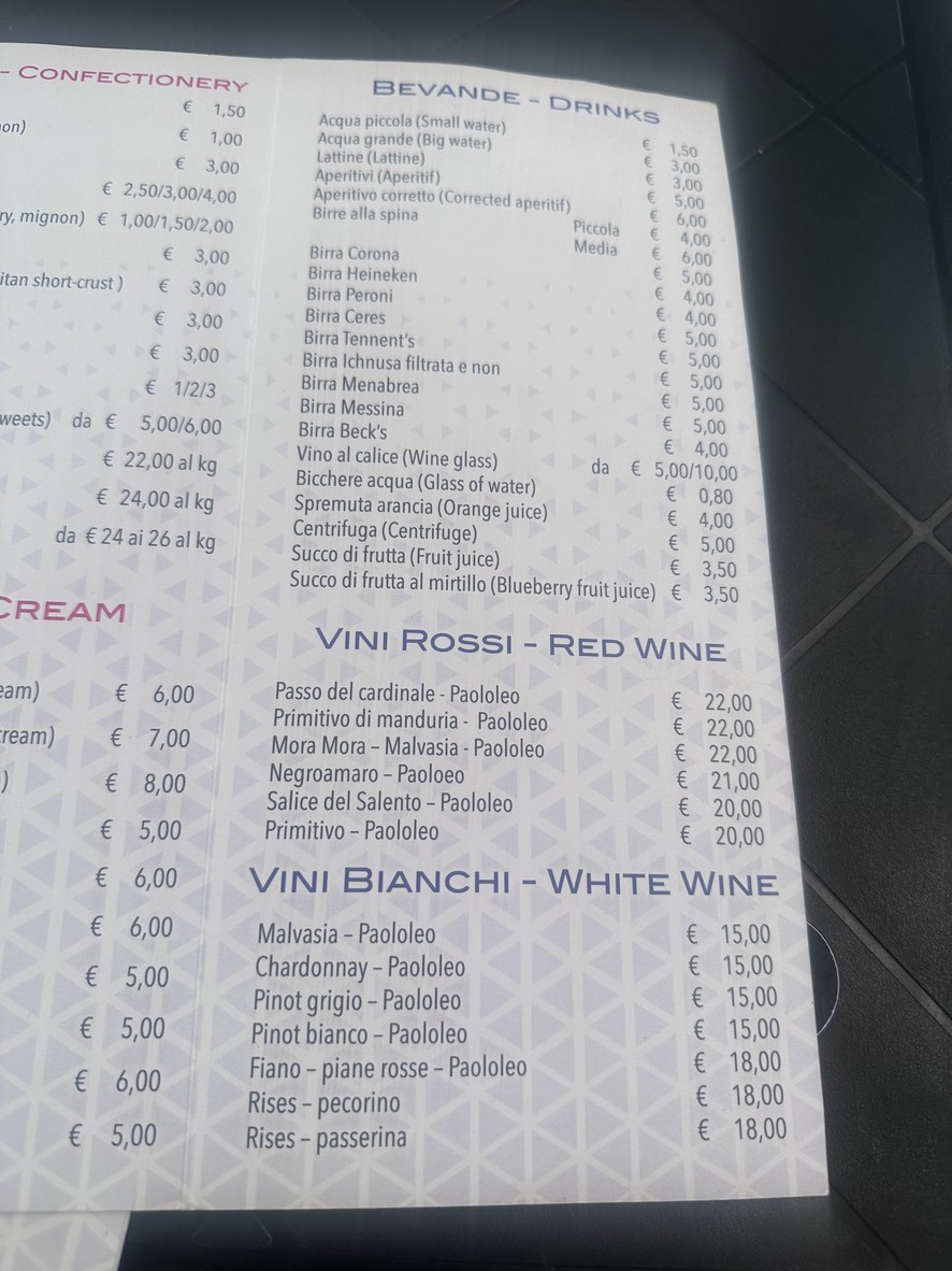 Caffè Italia menu 5