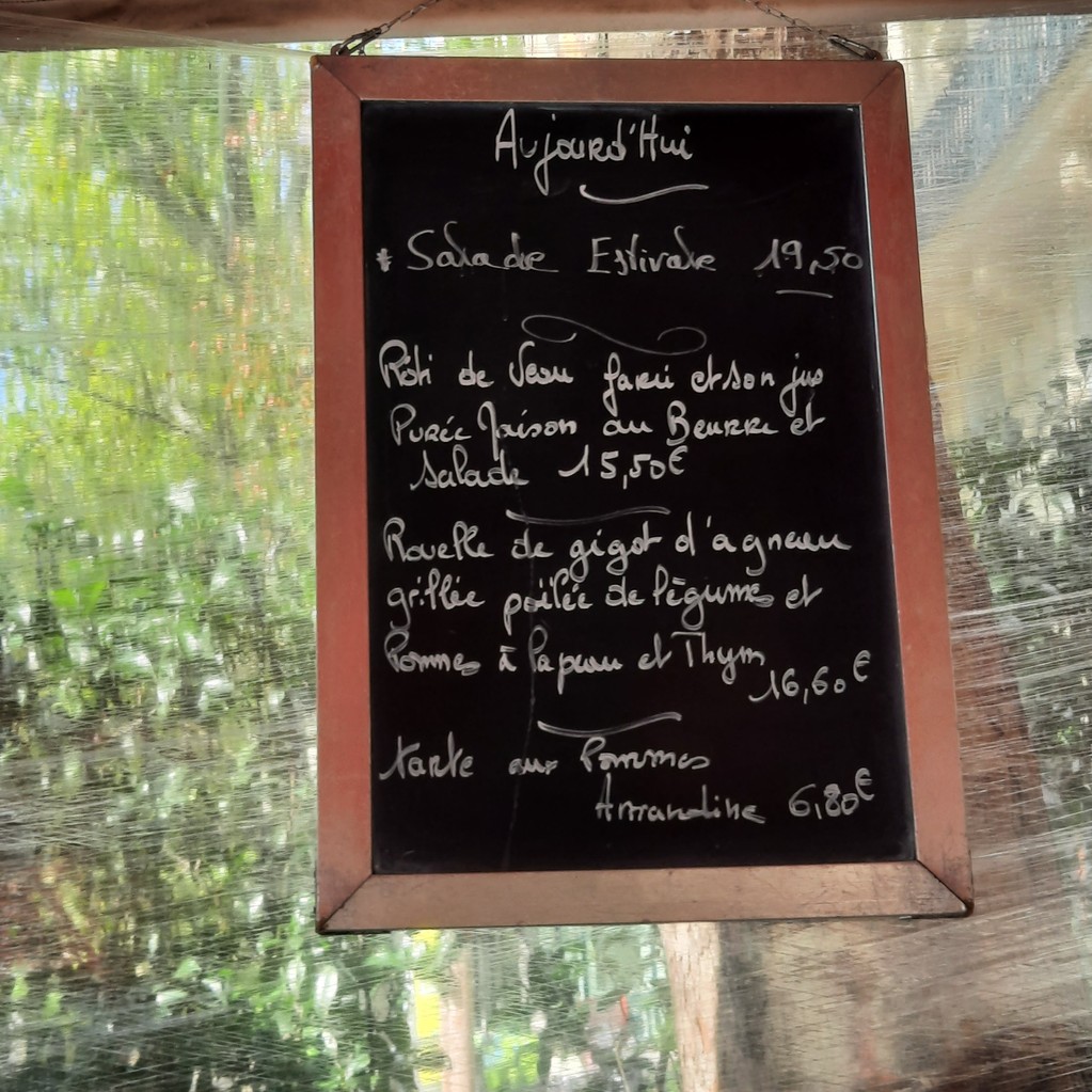 Au Tramway menu 3