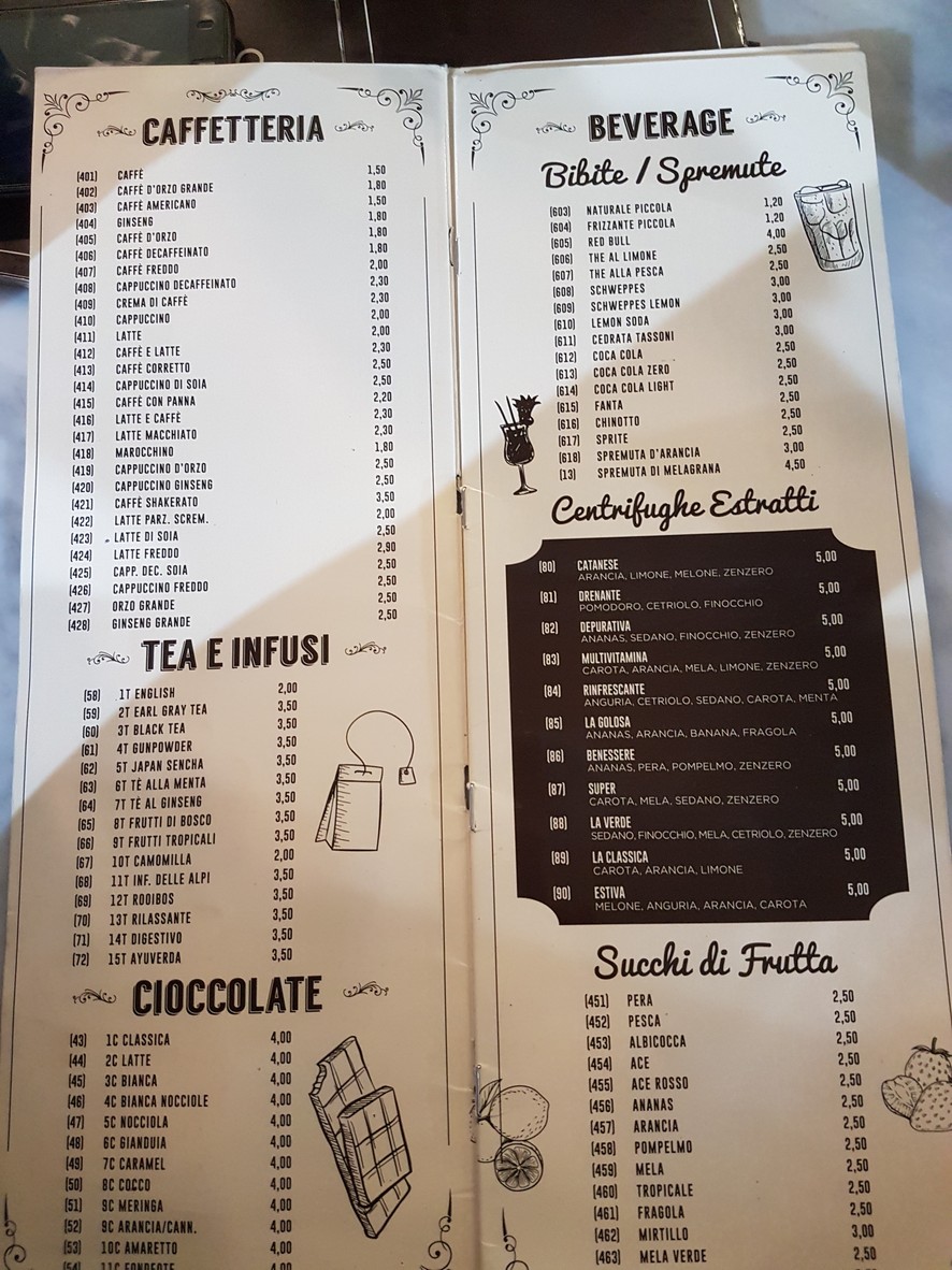 Caffè Delizie di Sicilia menu 2