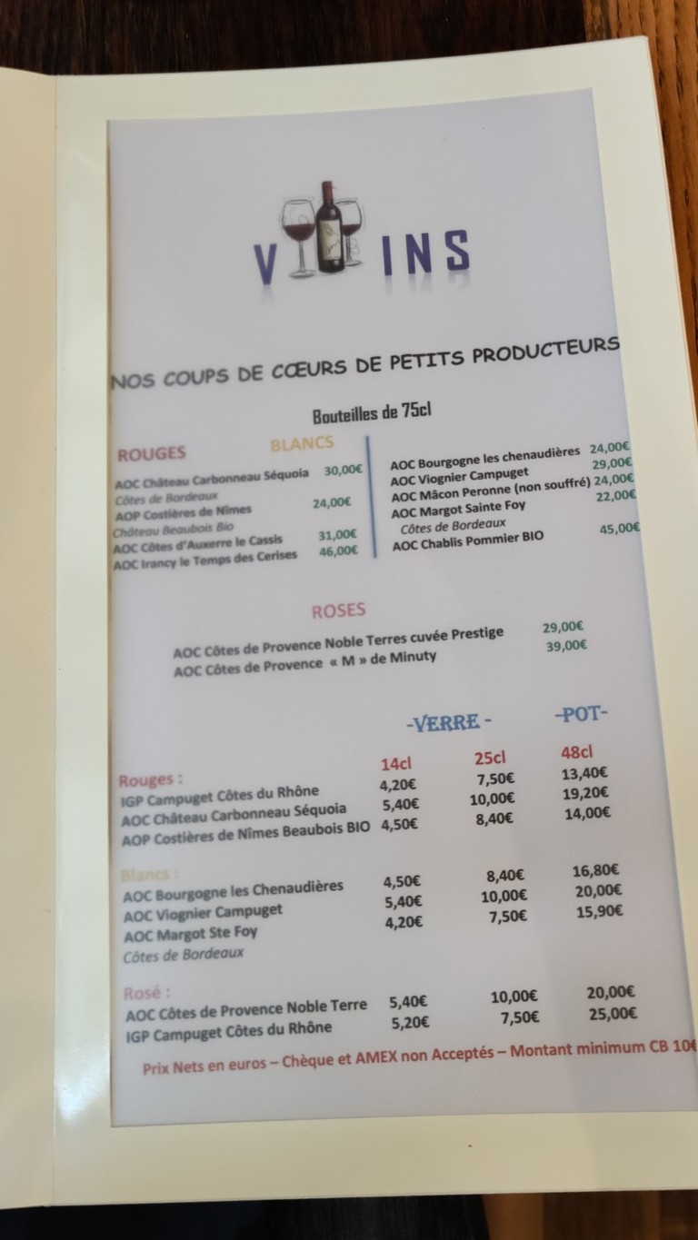 Café Le PC menu 3