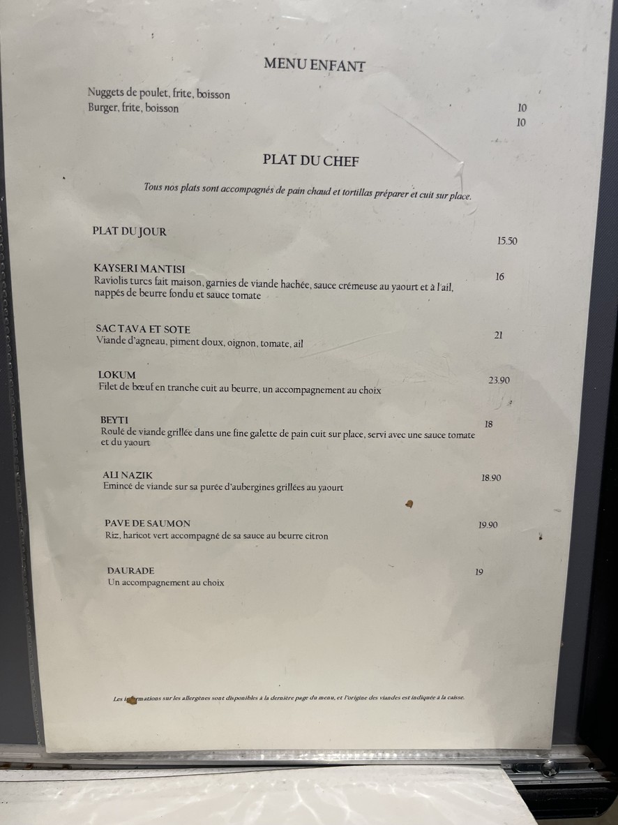 ELSA RESTAURANT menu 2