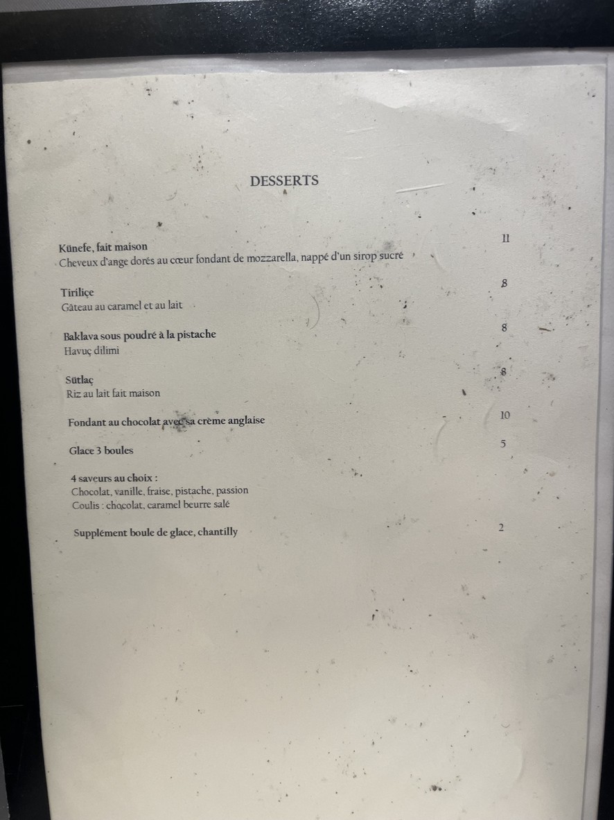 ELSA RESTAURANT menu 3