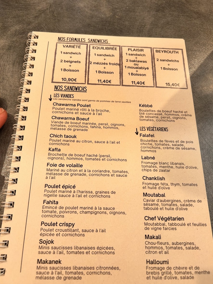 El Cedro menu 3