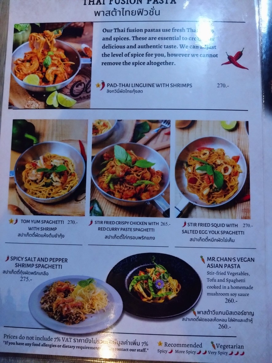 Olive Kitchen - Khaosan menu 4