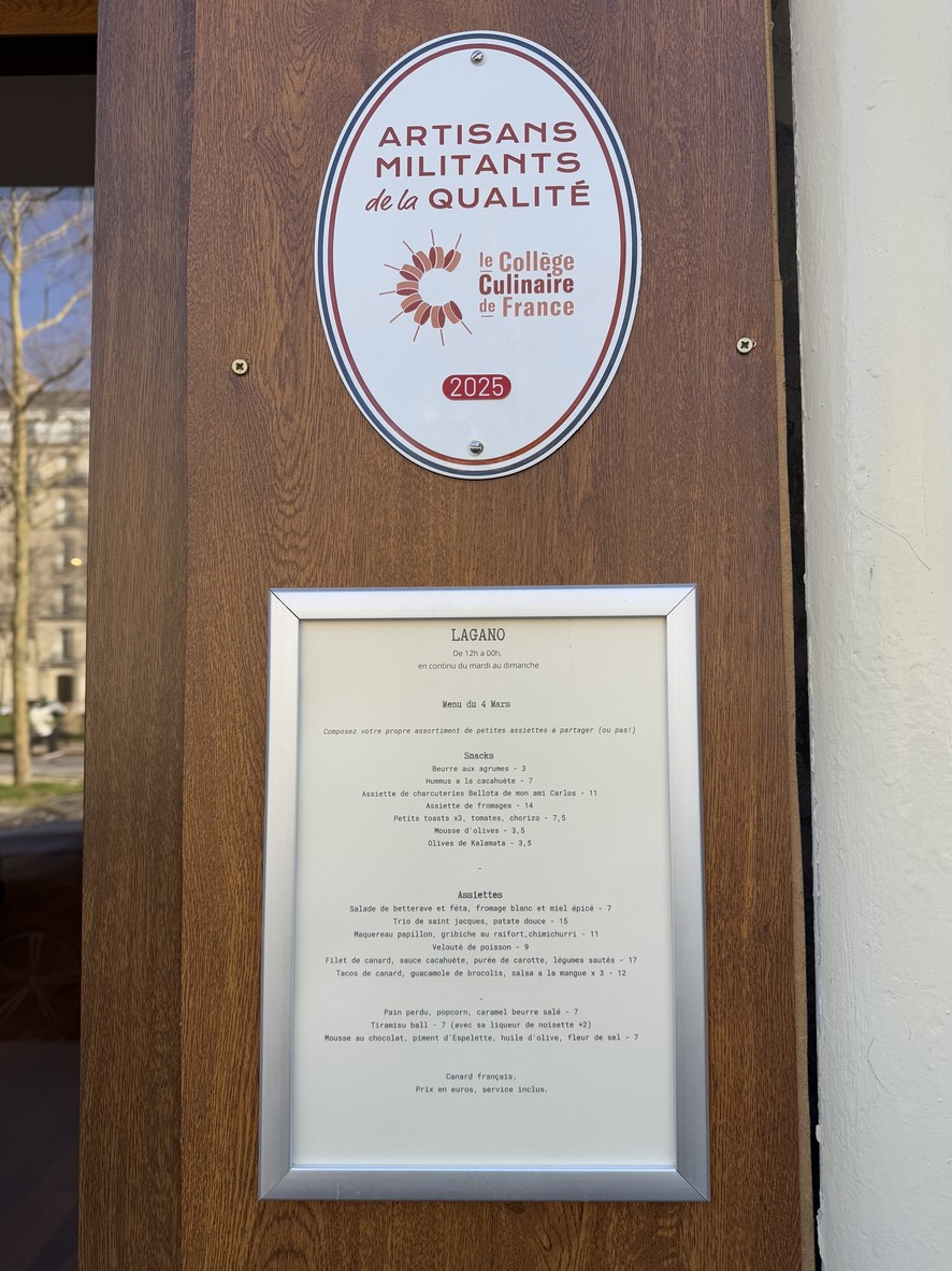 Lagano menu 1
