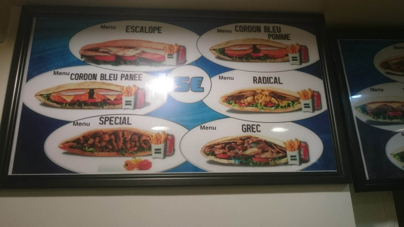 Goût Doux menu 2