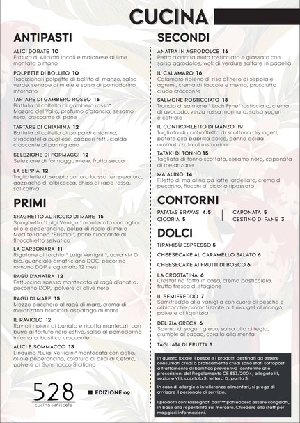 5e28 - cucina e miscele