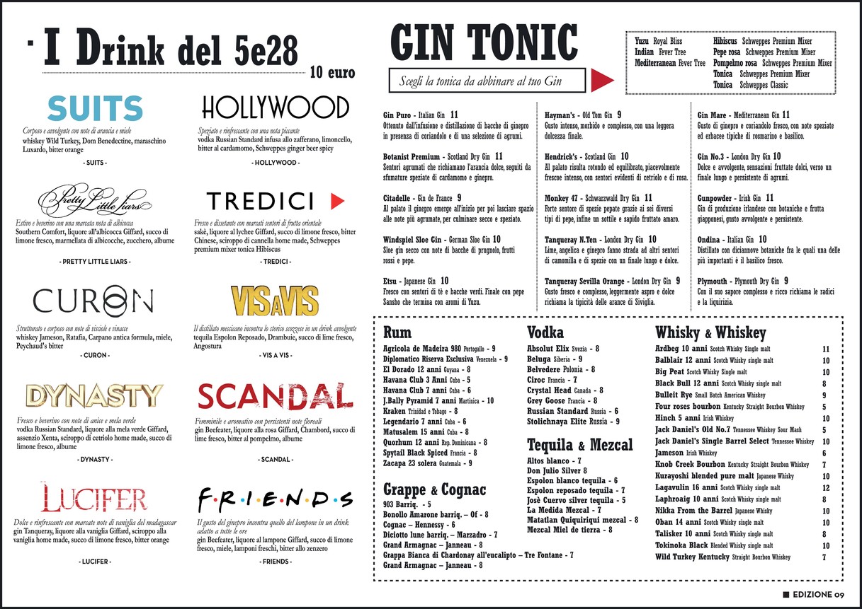 5e28 - cucina e miscele menu 2