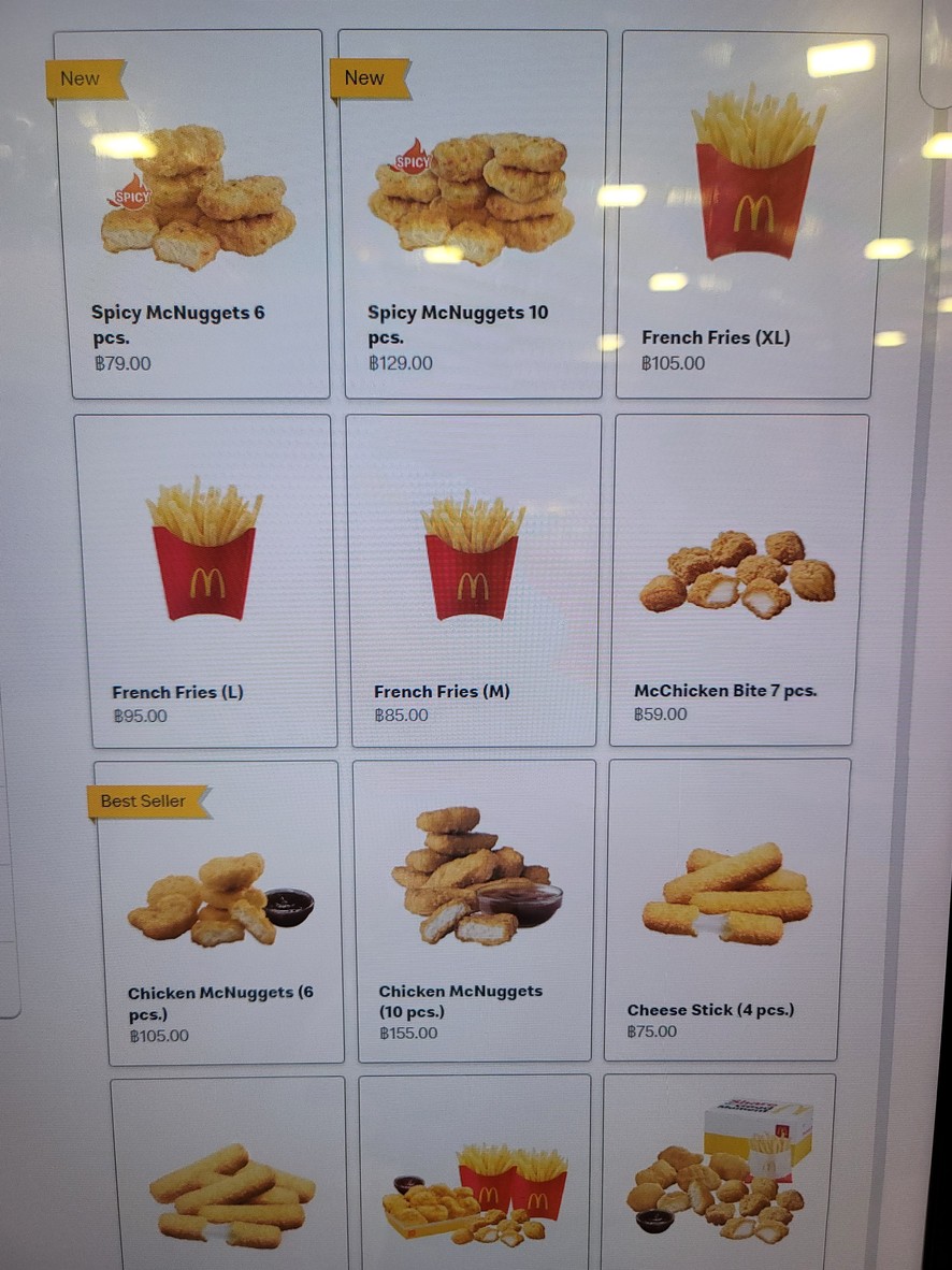 McDonald's Sucursal Robinson Sukhumvit menu 3