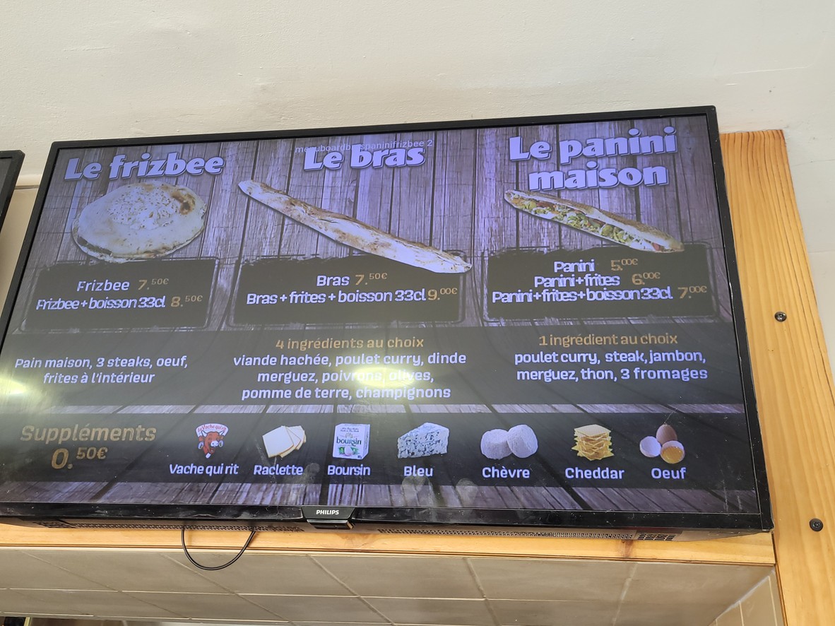 Domicile Pizza menu 3