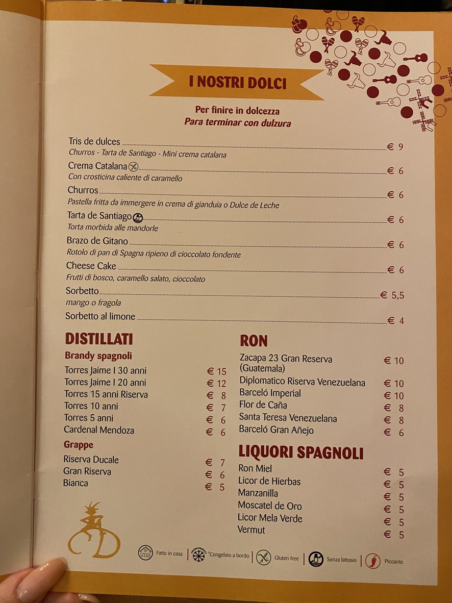 Ristorante Spagnolo - El Duende menu 5