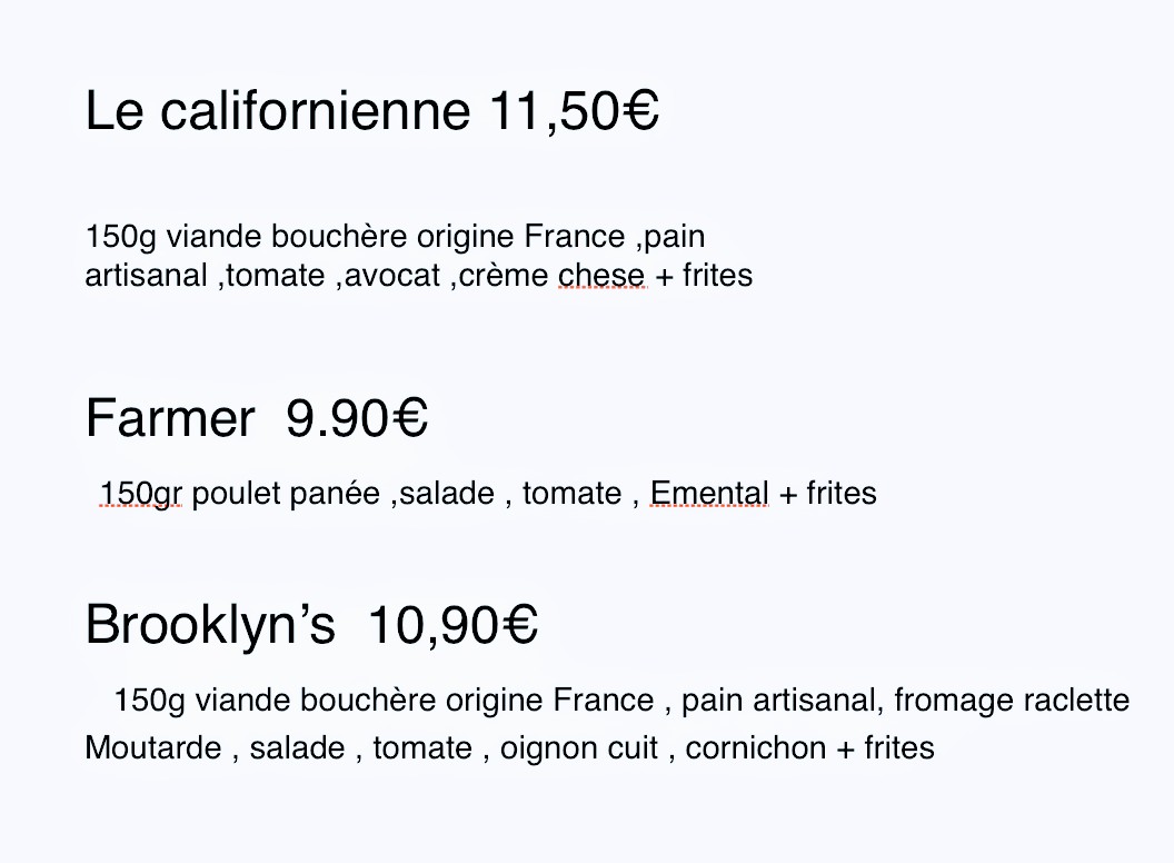 Mf chicken Issy-les-Moulineaux menu 4
