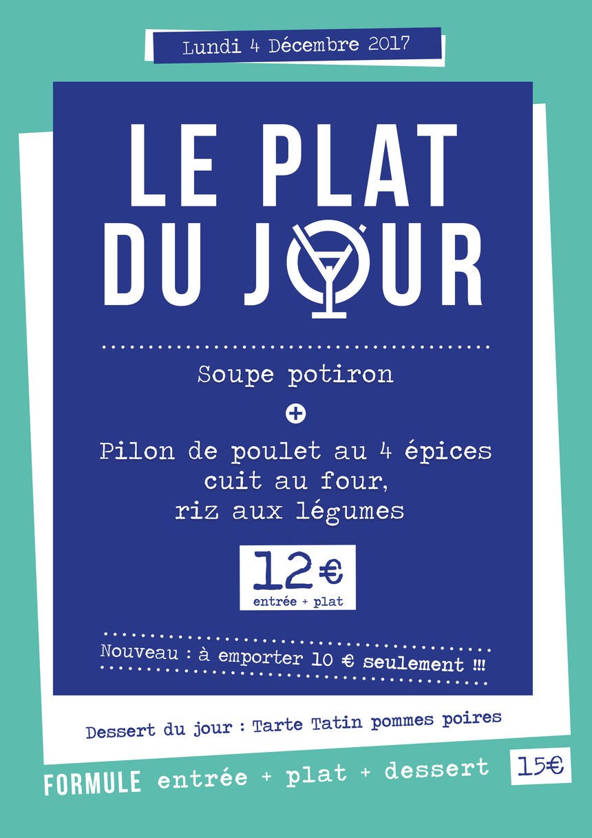 LA STATION DAMREMONT menu 1