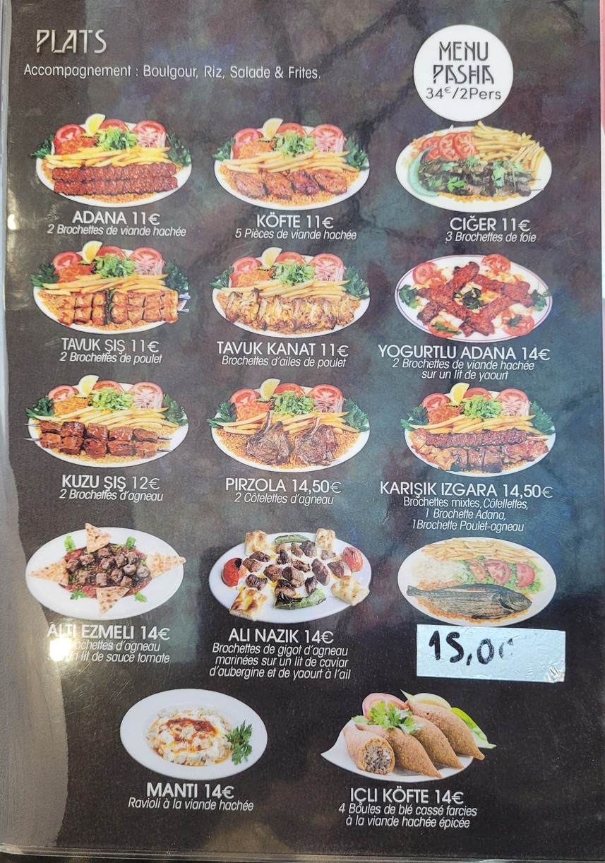 Lezzistan menu 2